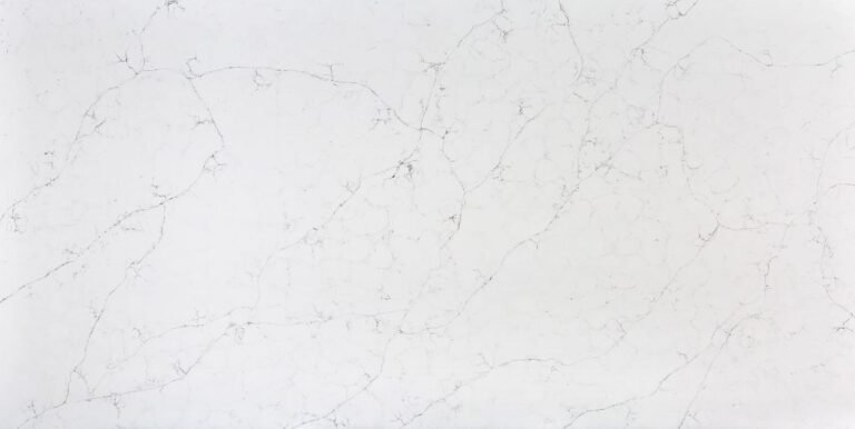 Aspen quartz worktop full slab by Picasso Stones supplied by CGM Cumbria Granite
