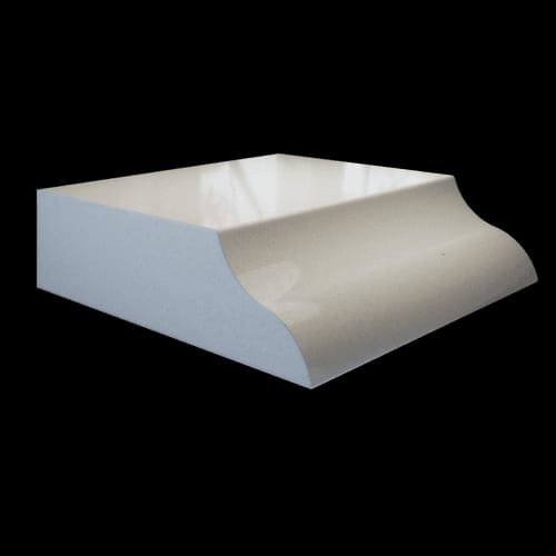 Ogee worktop edge detail